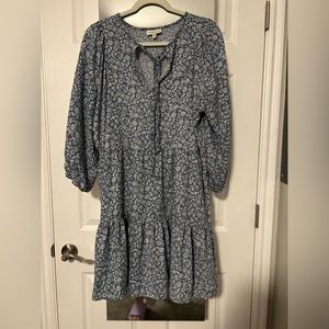 Blue flower dress